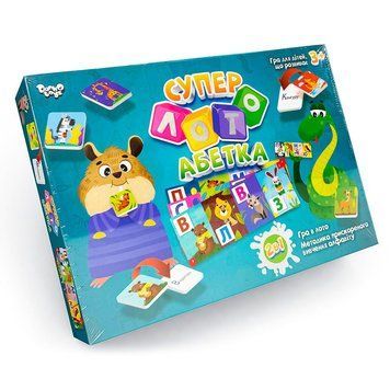 Гра "Суперлото Абетка" СЛА-01U укр .. (10) "Danko Toys". 91029 1399 фото